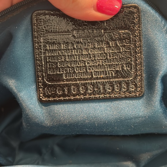 Coach Madison Dotted OP Art Sophia Satchel 15935 - Picture 6 of 7
